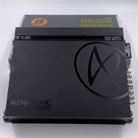 Amplificador Audiophonic Hp W Rms Ohms Canais Submarino