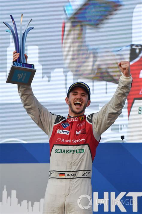 Podium Race Winner Daniel Abt Audi Sport Abt Schaeffler At Hong Kong