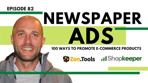 Newspaper Ads Ways To Promote E Commerce Products Episode