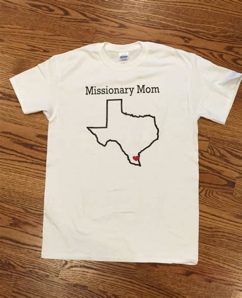 Missionary Mom Or Dad Personalized Location T Shirt Lds Etsy