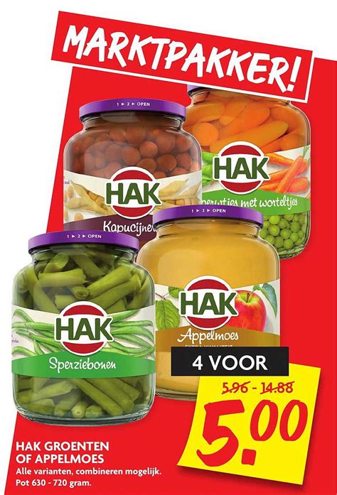 Hak Groenten Of Appelmoes Aanbieding Bij Dekamarkt Folders Nl