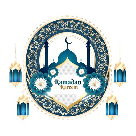 Mosque Ramadan Kareem Vector Hd Images Elegant Circular Ramadan Kareem