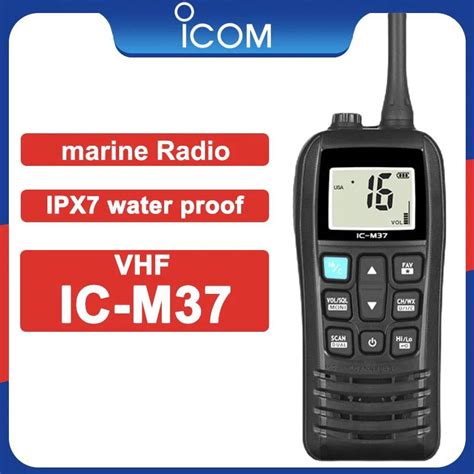 Icom Ic M Handheld Vhf Marine Two Way Radio Any Radios