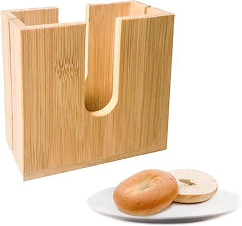 Amazon Henrrida Wooden Bagel Slicer Bagel Cutter Bagel Slicer For