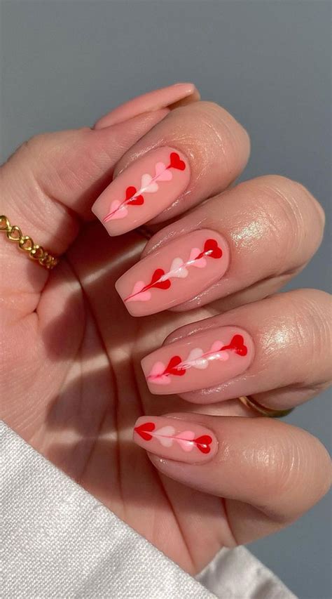 35 Best Valentines Day Nail Designs In 2023 Aesthetic Heart Nails