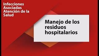 Clasificaci N De Residuos Hospitalarios Doovi