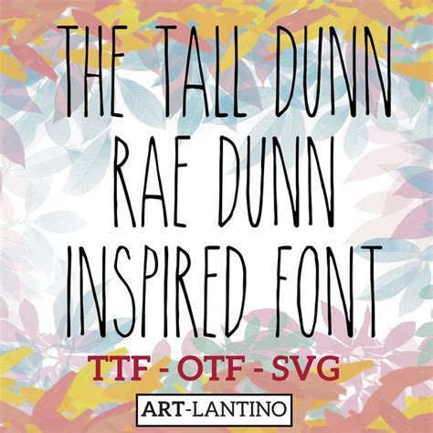 Rae Dunn Font Cricut Etsy