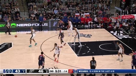 Wizards Vs Spurs Game Highlights Yahoo Sports