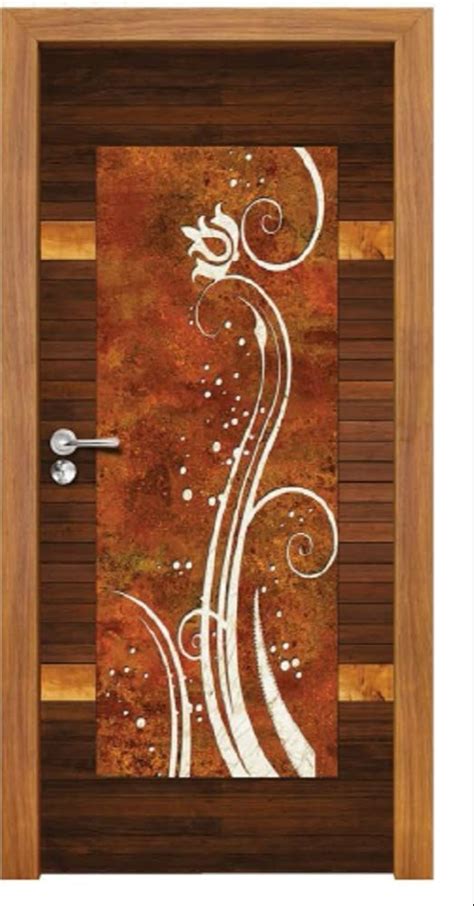 Polished 5mm Plywood Hinged Digital Printed Door Size Dimension 8 X 4