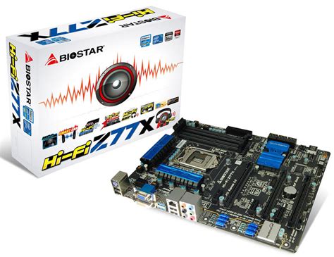 BIOSTAR Officially Launches Latest Intel Z77 Based Hi Fi Motherboard