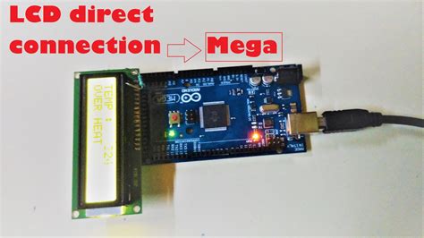 Connect Lcd Directly To Your Arduino Mega 5 Steps Instructables