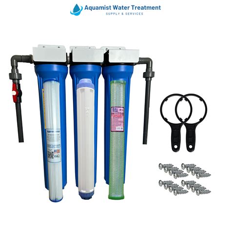 3 Stages Water Filter Refillable Deepwell Premium Heavy Duty Complete