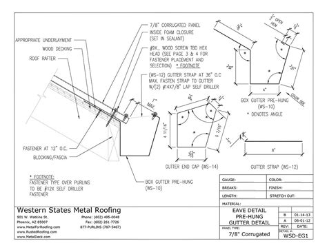 Part Ws 10 Box Gutter Pre Hung For Corrugated Metal Roofing