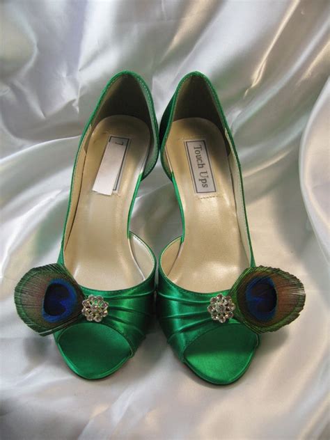 Items Similar To Peacock Bridal Wedding Shoes Over 100 Custom Color