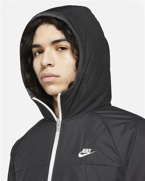 Nike Sportswear Therma Fit Legacy Mens Reversible Hooded Jacket Nike Ae