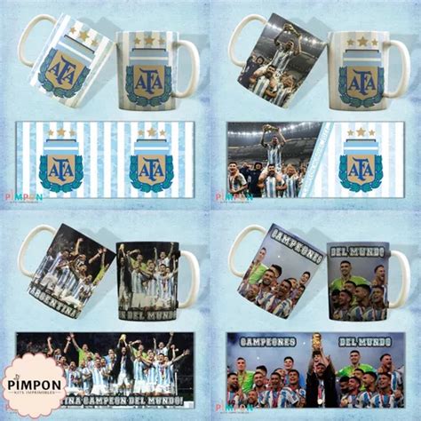 Plantillas Para Sublimar Tazas Argentina Campeon Mundial En Venta En