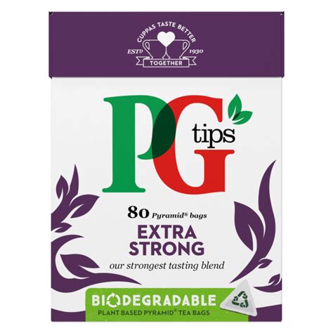 Pg Tips Extra Strong Tea Bags 80 We Get Any Stock