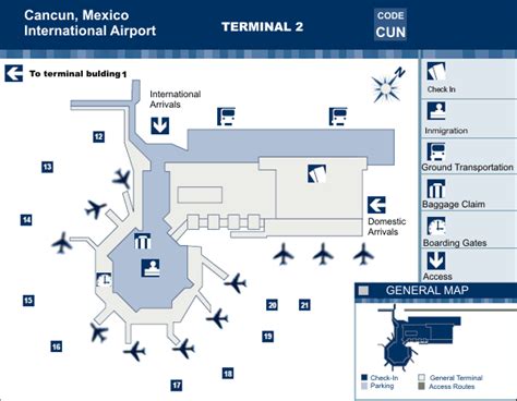 Cancun Airport FBO Map