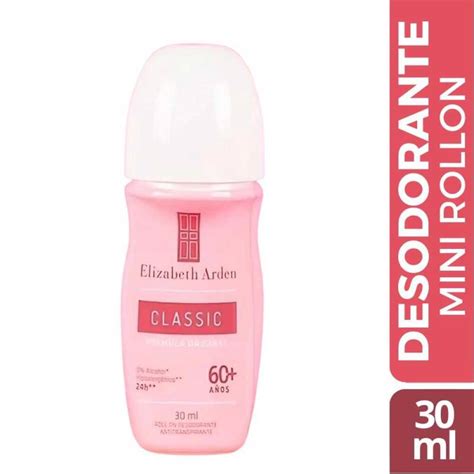 DESODORANTE MINI ROLL ON CLASSIC ELIZABETH ARDEN X 30 ML X CJ X 12 UND