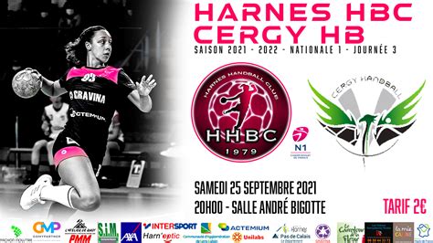 N1 Harnes Cergy Billetterie Ouverte Harnes Handball Club