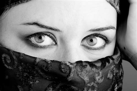 Veil Face Eyes Close Up Hd Wallpaper Wallpaper Flare