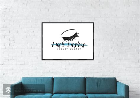 Lash Logo Design Template Lash Logo Template Lash Artist Etsy