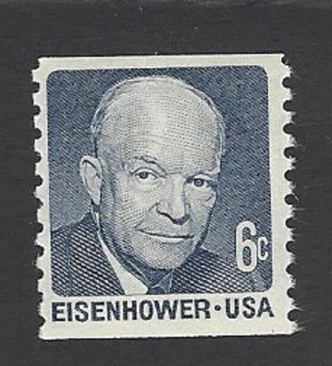 Scott 1393 6c Dwight D Eisenhower Coil Mnhog A 1 EBay