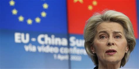 Von Der Leyen Trifft Chinesischen Staatschef Xi In Paris