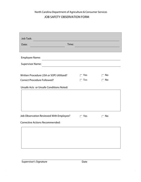 Safety Forms Templates TUTORE ORG Master Of Documents