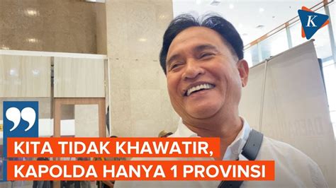 Yusril Ingatkan TPN Ganjar Mahfud Satu Kapolda Jadi Saksi Hanya