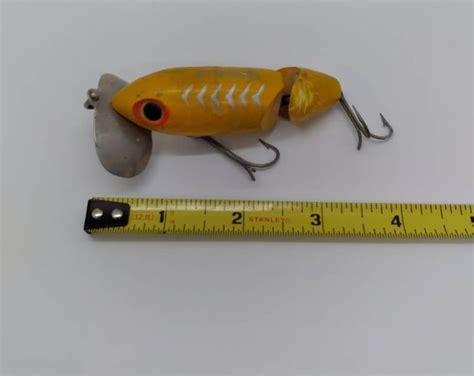 Vintage Jointed Jitterbug Fishing Lure - Etsy