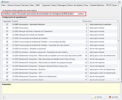 eSocial Explicando a opção de arredondamento de até 0 10 centavos