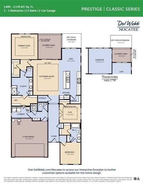 Prestige Floor Plan Del Webb Nocatee