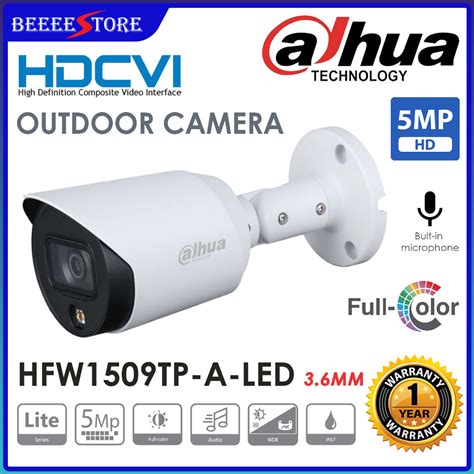 Dahua DH HAC HFW1509T LED 5MP Full Color Starlight HDCVI Bullet Camera