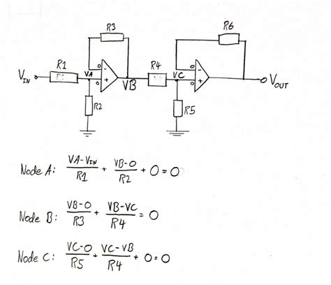 operational amplifier Pregunta sobre el análisis nodal con