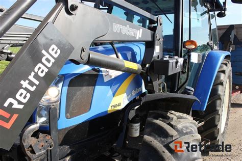 New Holland JH T5040 4WD Traktor Med Frontlastare Och Frontlyft 2011