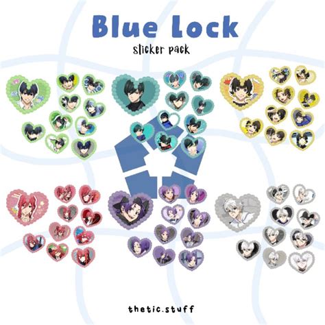 Jual Blue Lock Sticker Pack Stiker Blue Lock Shopee Indonesia