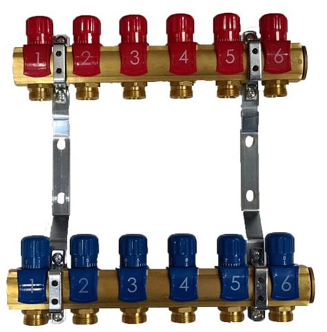 Rozdzielacz Do Centralnego Ogrzewania Z Zaworami Odcinaj Cymi Sekcji