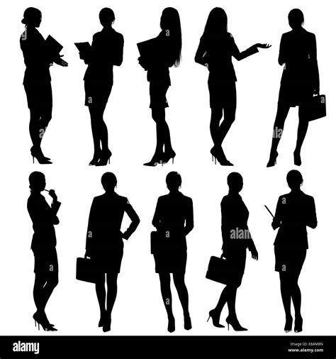 Business Woman Silhouette Free