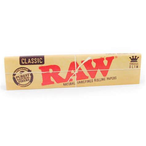 Raw Classic Kingsize Slim Rolling Paper Discount Vapor And Dairy