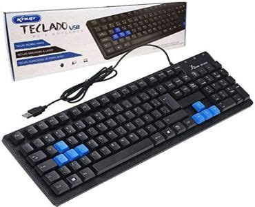 Teclado Usb Gamer Kp Knup Fio Pc Notebook Teclas Silenciosas