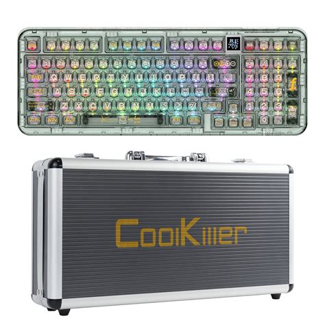 YUNZII Coolkiller CK Wireless Hot Swappable Mechanical Keyboard With OLED Layout