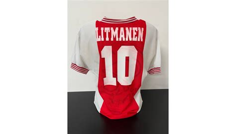 Litmanen's Official Ajax Signed Shirt, 1996/97 - CharityStars