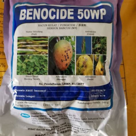 Racun Kulat Fungicide Benocide Benomyl G Lazada