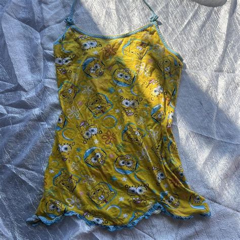 SpongeBob Lingerie Dress Y K Vintage Thrift Depop