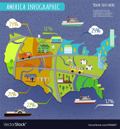 Country Infographics Royalty Free Vector Image