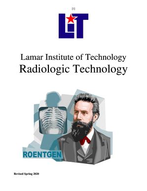 Fillable Online Radiologic Technology Program Goals Fax Email Print