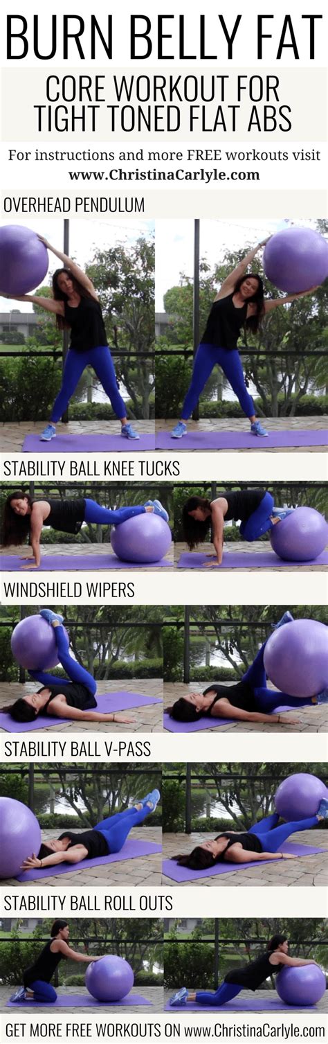 Pilates Ball Exercises For Abs