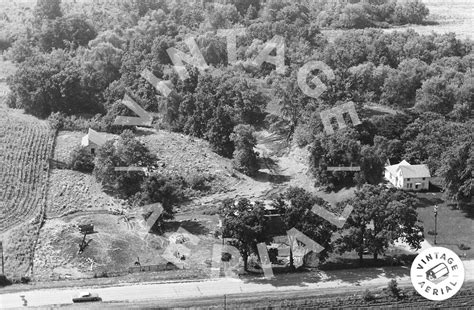 Vintage Aerial Illinois Rock Island County 1967 11 ARO 27