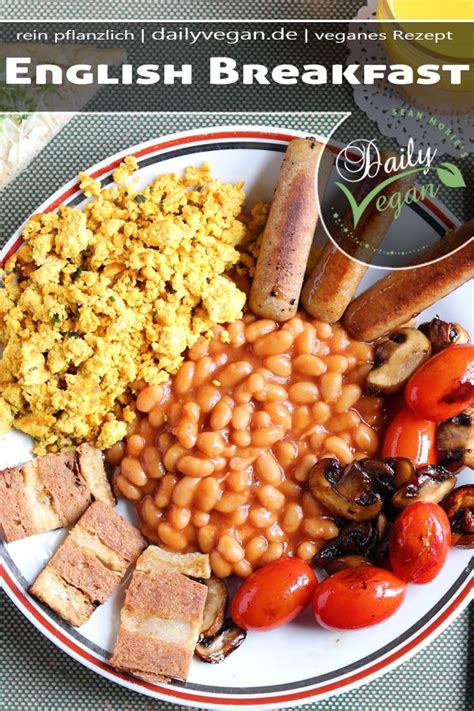 English Breakfast Full English Vegan Mit R Hrei Baked Beans Und